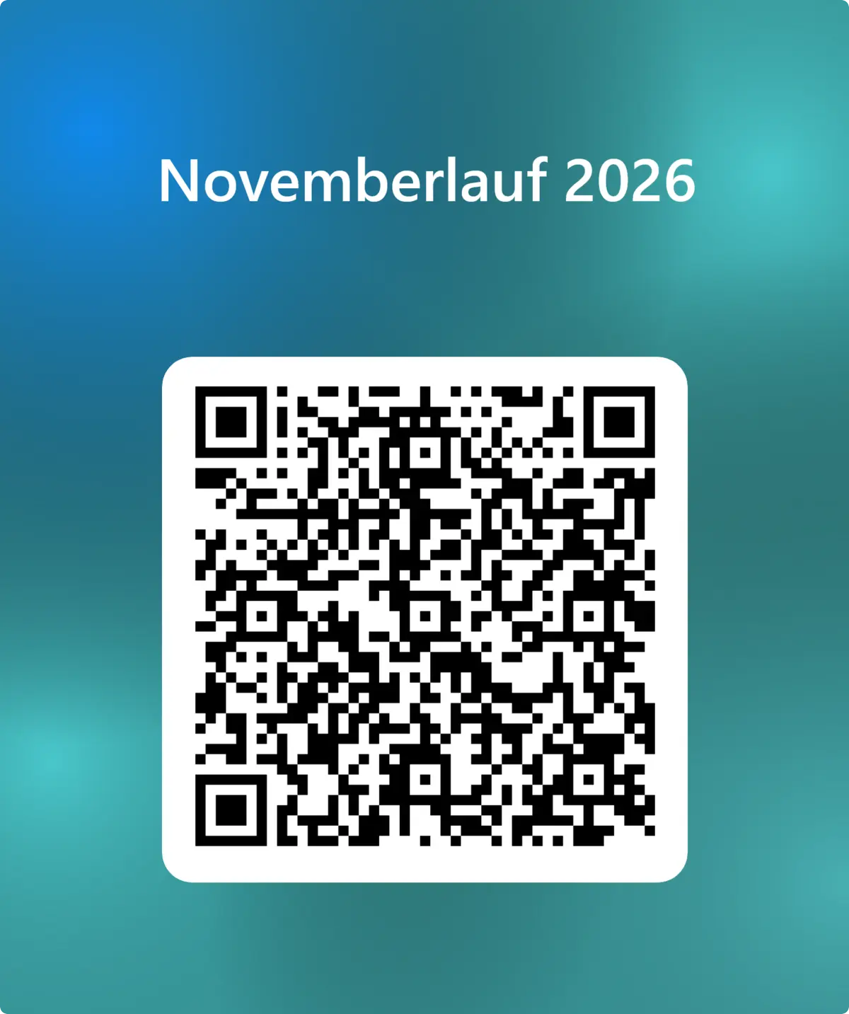 QR-Code Anmeldung Novemberlauf | © DAV Kulmbach