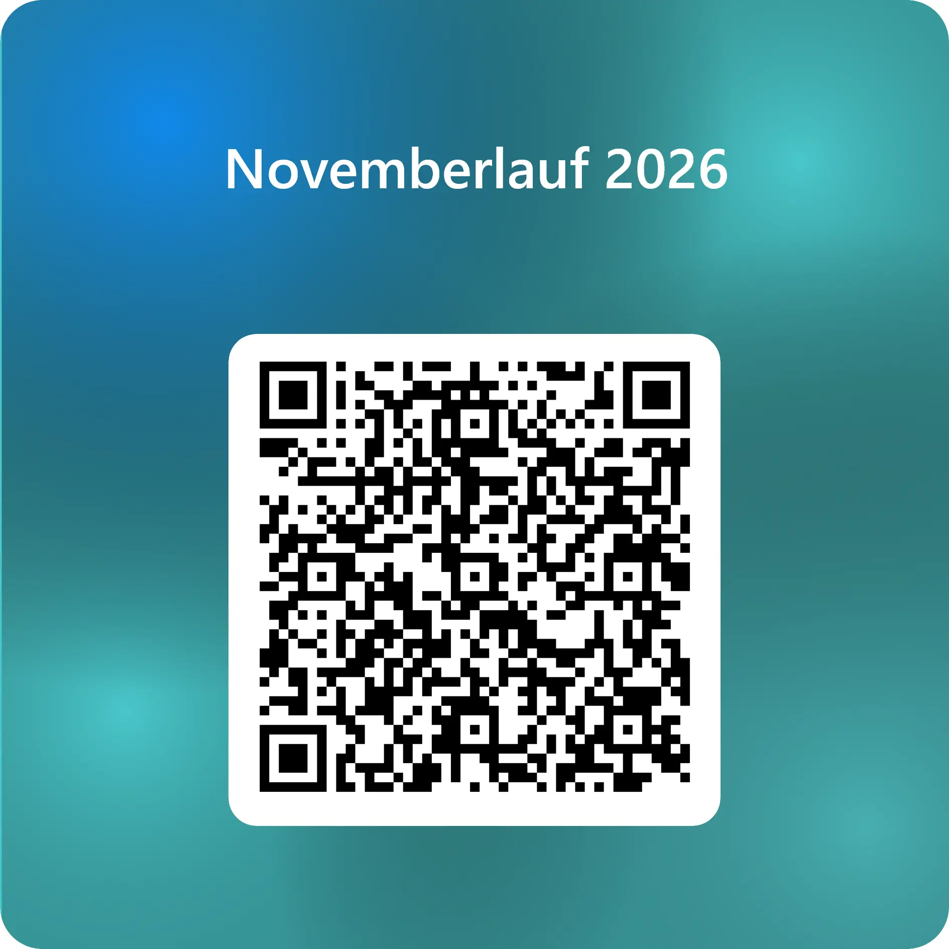 QR-Code Anmeldung Novemberlauf | © DAV Kulmbach