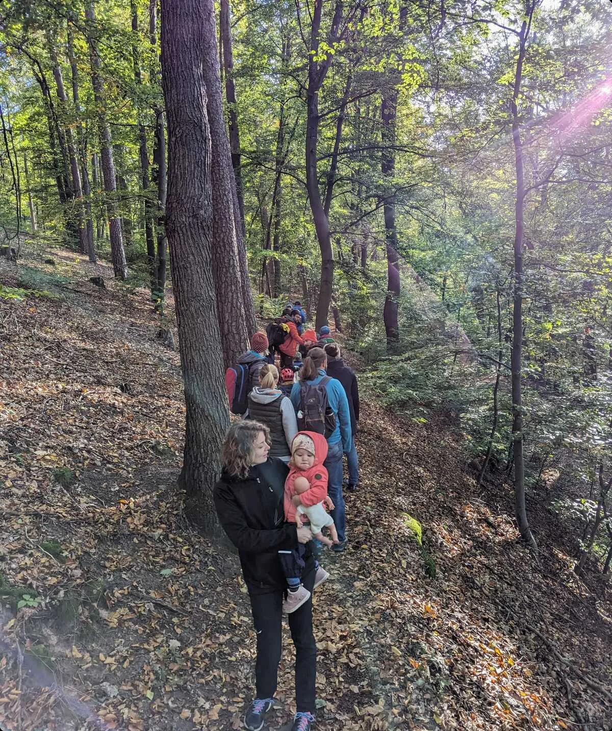 Familiengruppe beim Wandern | © DAV Kulmbach Familiengruppe