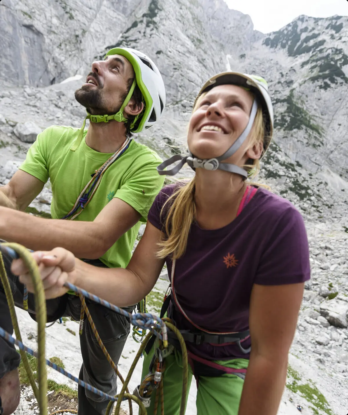 Outdoor-Klettern am Fels | © DAV/Wolfgang Ehn