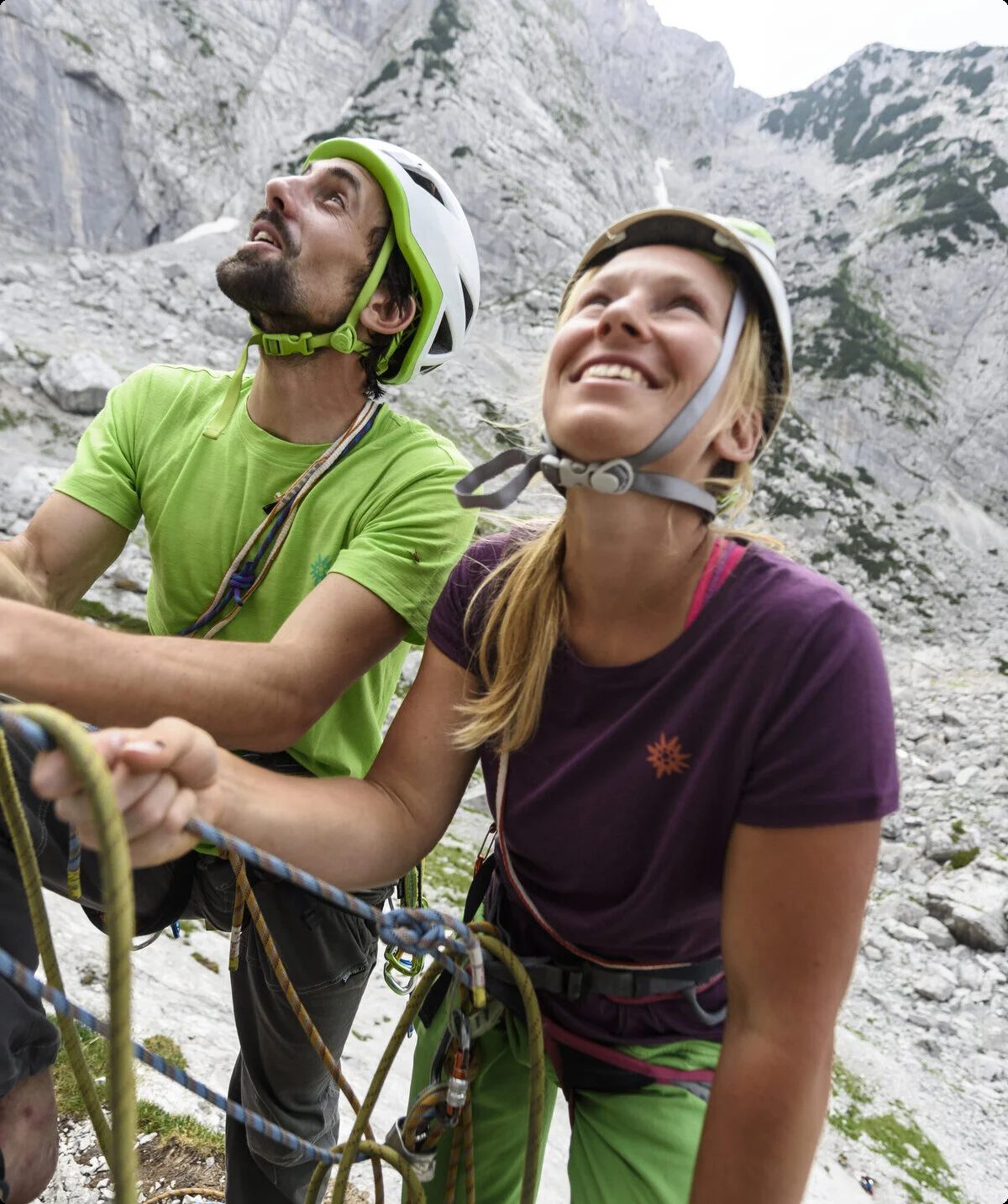 Outdoor-Klettern am Fels | © DAV/Wolfgang Ehn